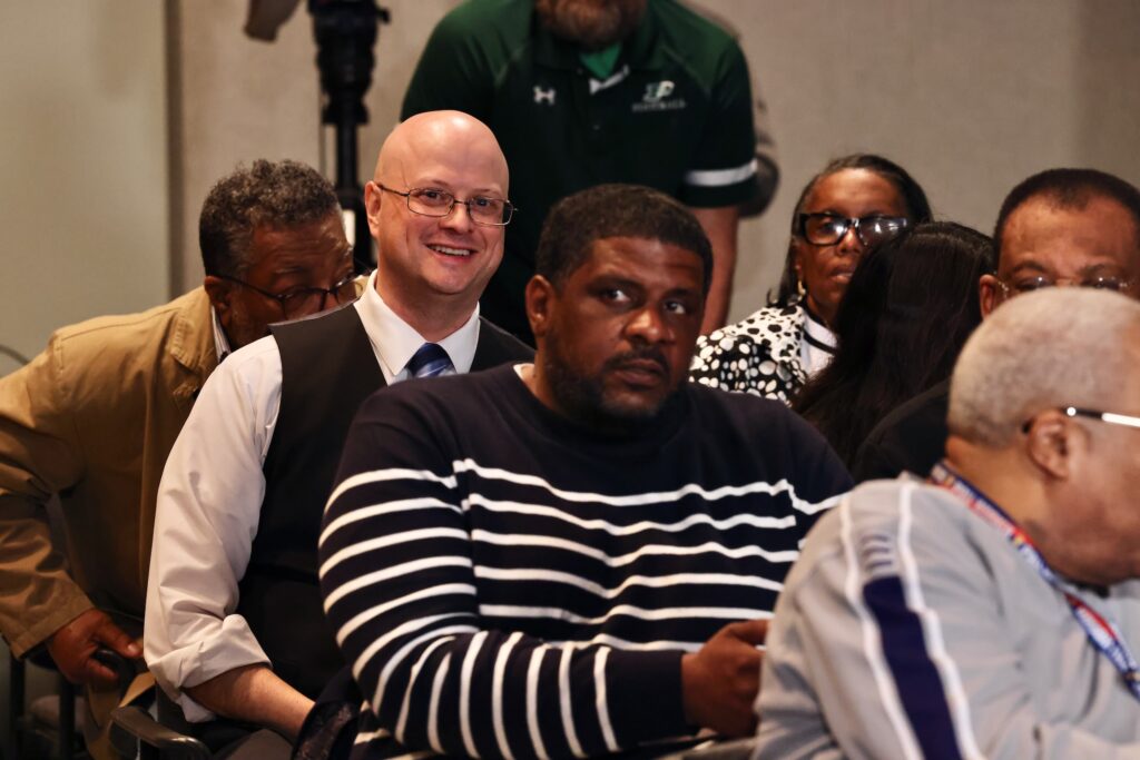 Shaun Griffith (second from left), a candidate for Pennsylvania's 3rd Congressional District