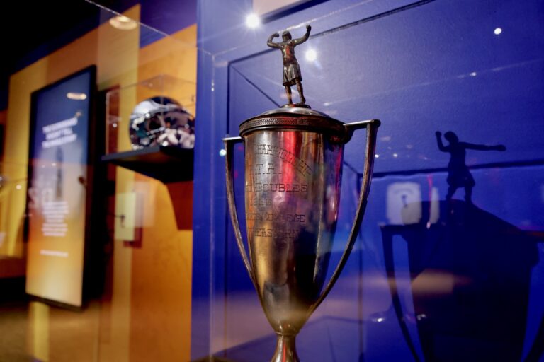 Ora Washington's American Tennis Association trophy from 1936