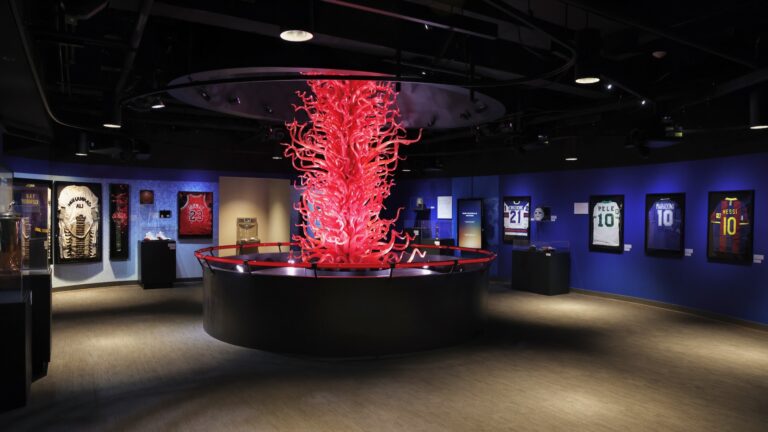 The National Liberty Museum exhibiting a collection of sports memorabilia