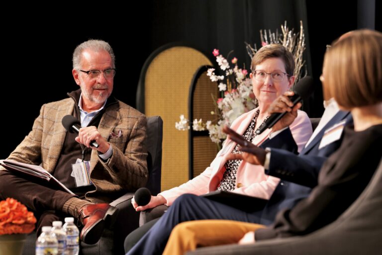 WHYY President and CEO William Marrazzo moderates a panel