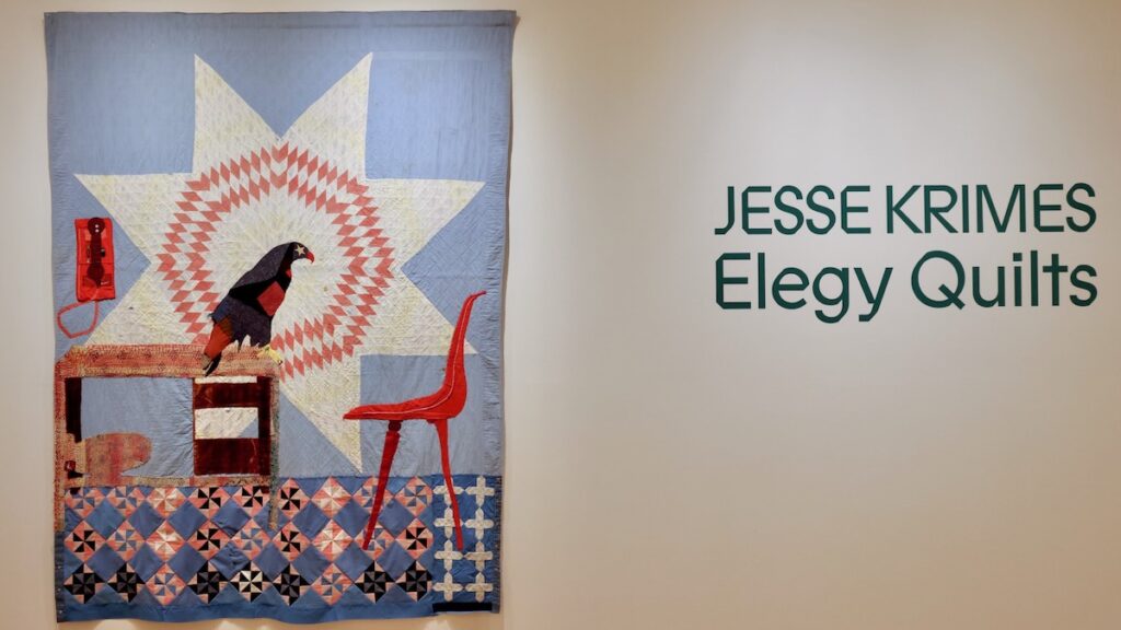 2026 04 30-e lee-philadelphia fabric workshop-jesse krimes elegy quilts Elegyy Quilts on display at the Fabric Workshop exhibit
