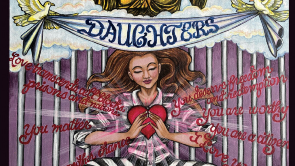 Screenshot-2024-07-17-at-10.25.02-AM-(1) A woman in a striped prison uniform surrounded by words of affirmation.