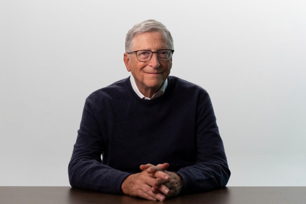 Bill Gates smiles