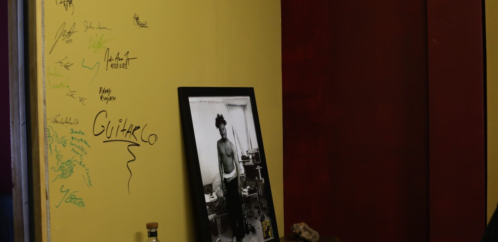 inside Corey Bernhard's studio
