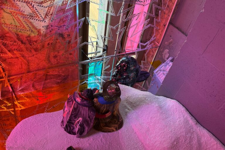 an installation created by Joy Feasley and Paul Swenbeck