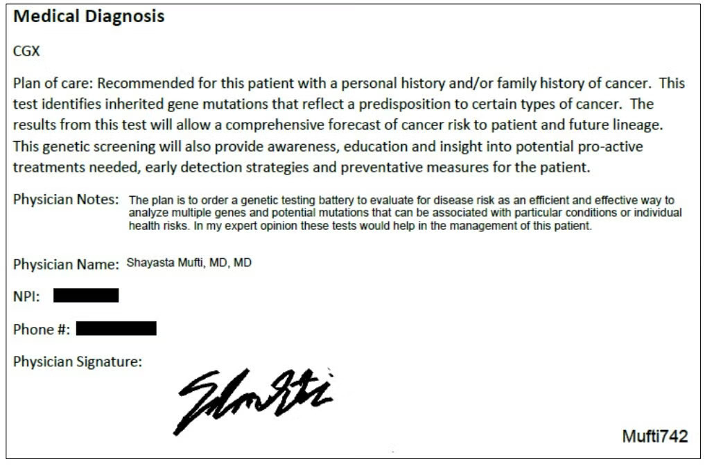 A screenshot of an email written by Dr. Shayasta Mufti.