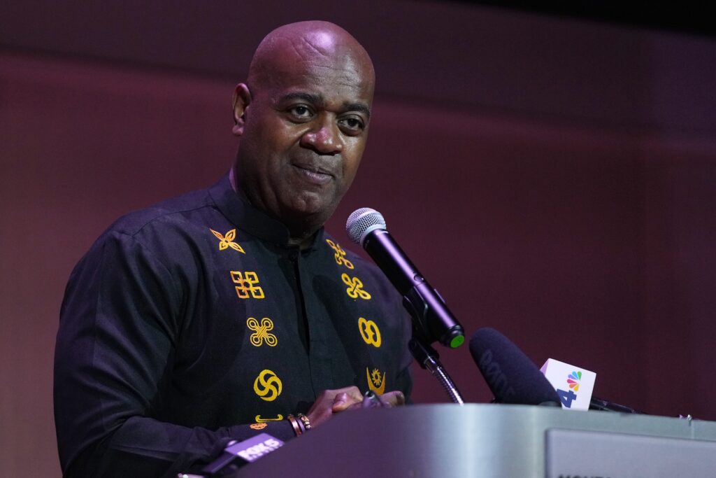 US Election 2026 New Jersey House Newark Mayor Ras Baraka speaks