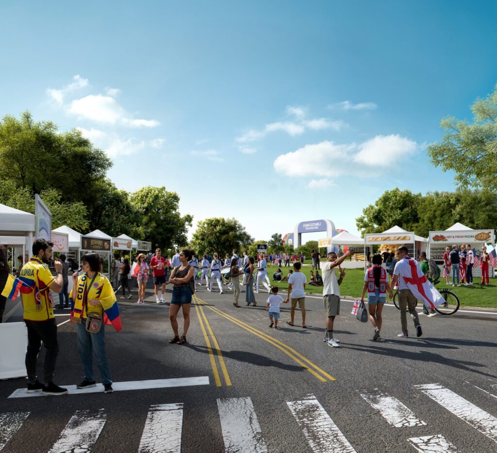 philadelphia-fan-festival-bp-052026 Rendering of Philadelphia's Fan Festival site