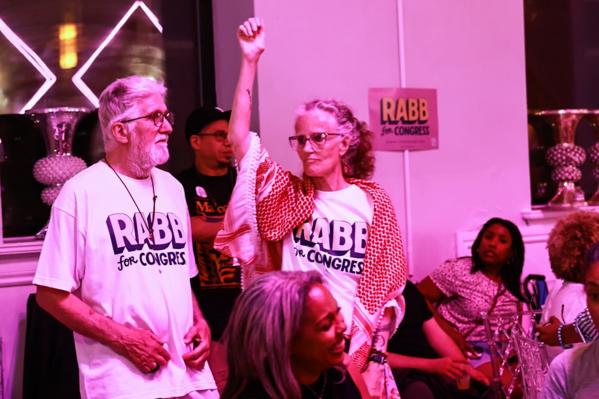Chris Rabb supporters