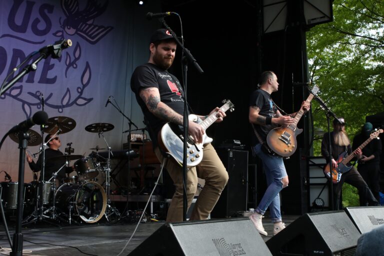 The Flatliners performing