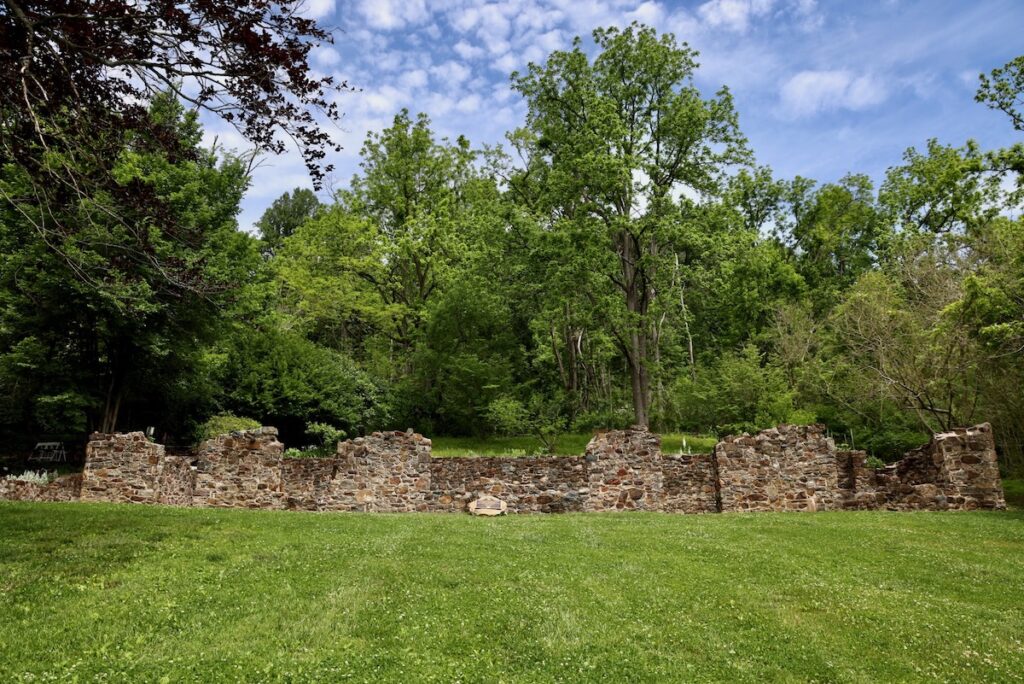 Foundation stones of America's first purpose-built military hospital
