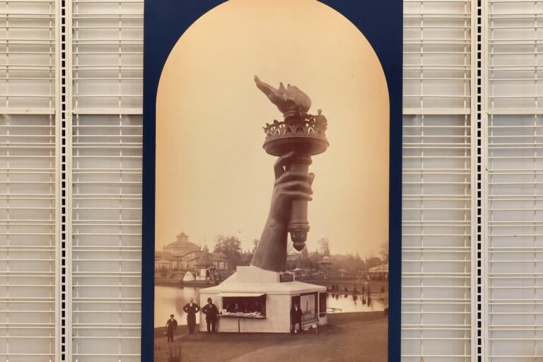Arm and torch of the Statue of Liberty