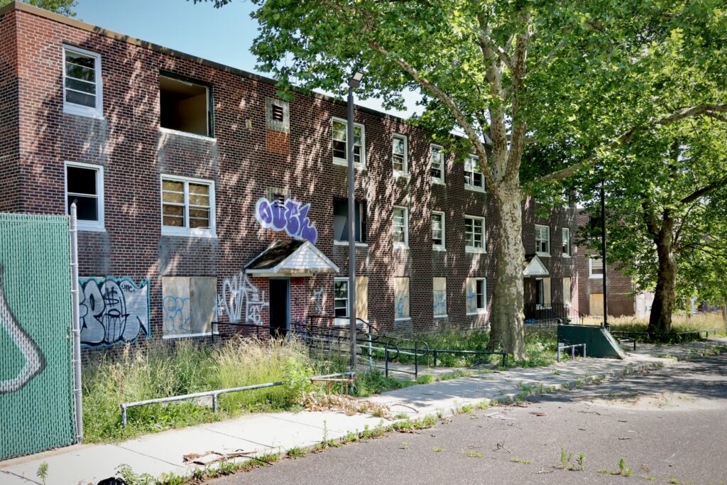 Bartram Village comprises 44 aging brick buildings