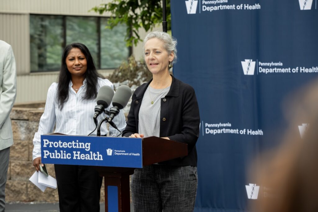 Pennsylvania Secretary of Health Dr. Debra Bogen addresses measles cases