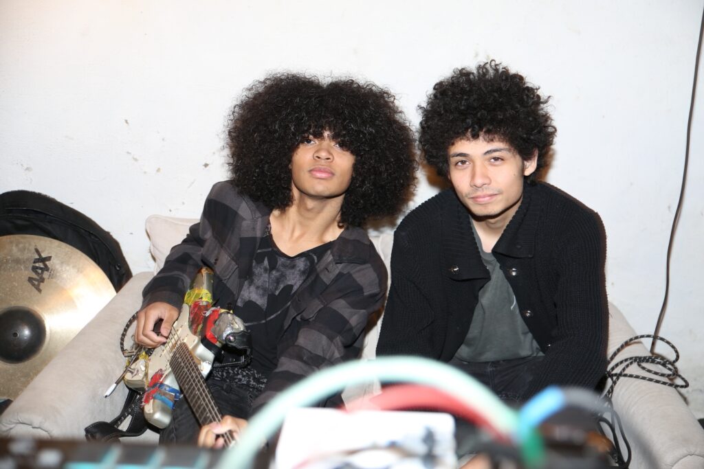Mini Serrano and Jojo Lavina-Maldonado in their practice space.