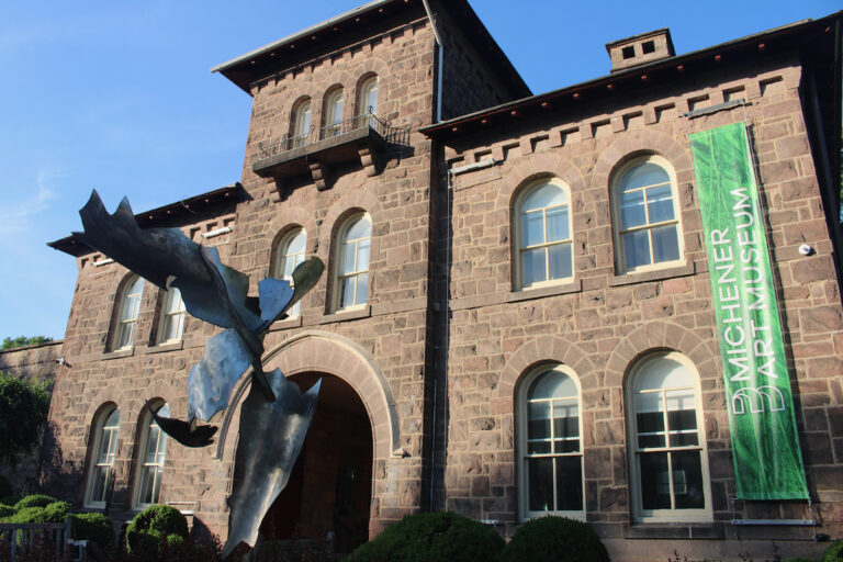 The exterior of the Michener Museum builing