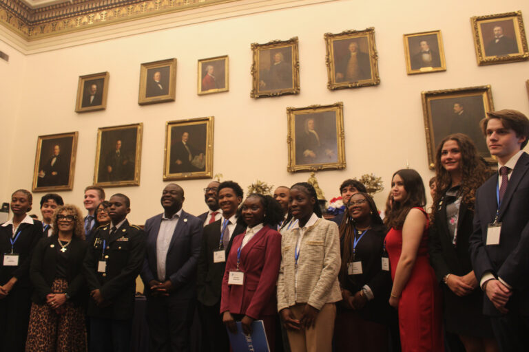 Students participating in the Philadelphia City Government Youth Summit