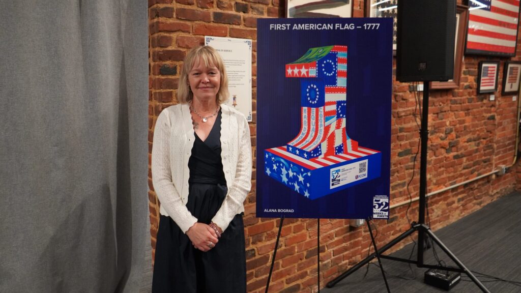 philadelphia-firstival-poster-bp-060426 Lisa Acker Moulder, the director of the Betsy Ross House