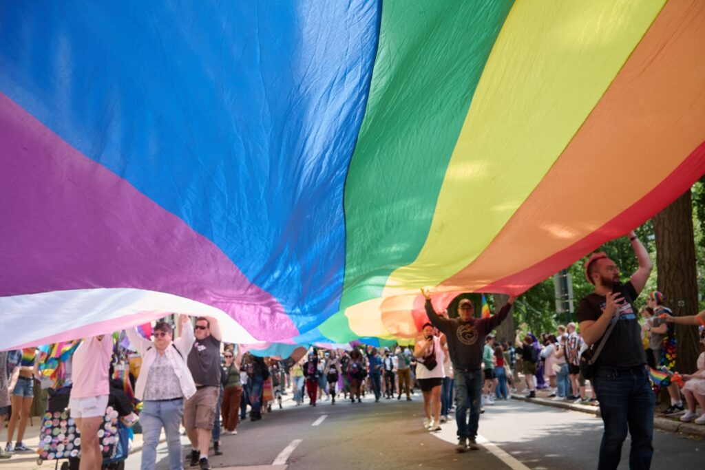A 2025 Progress Pride Flag