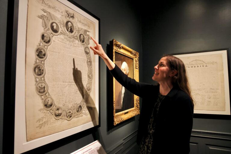 Caroline O'Connell, exhibitions curator at the American Philosophical Society