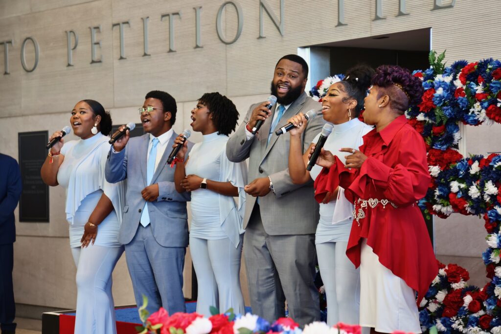 Paula Holloway and the Leviticus Ensemble perform at Mayor Cherelle Parker's Philadelphia Freedom Awards