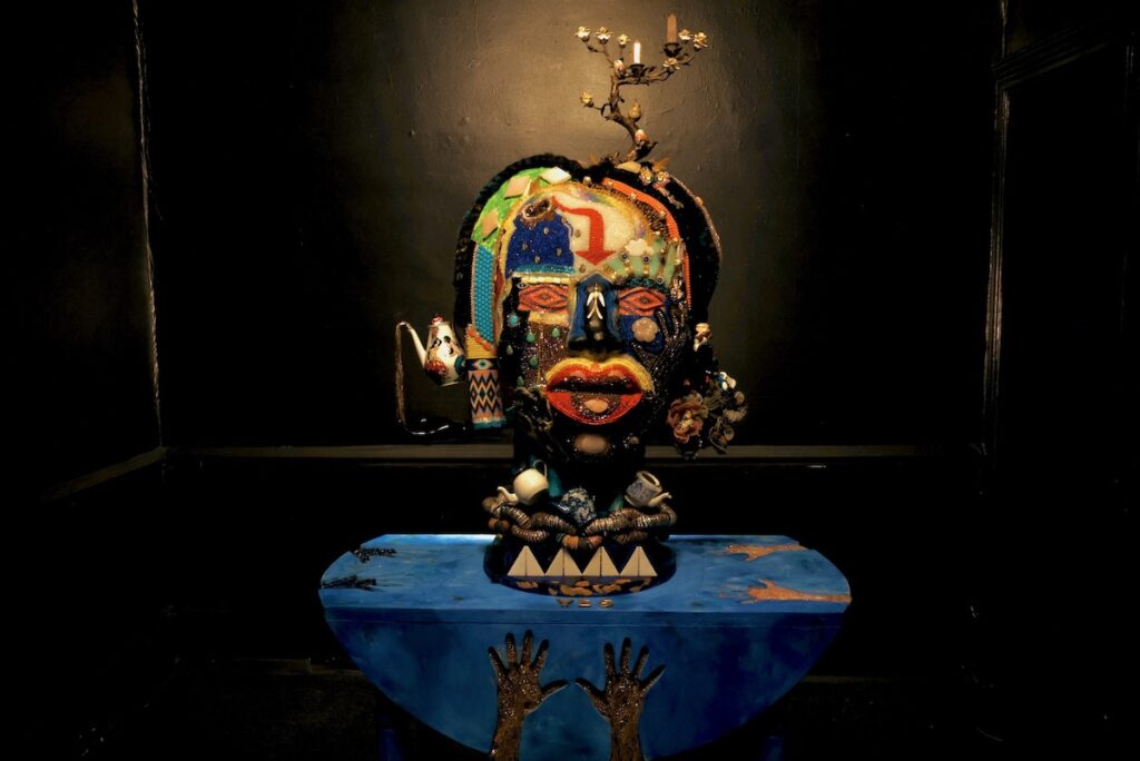 2026 07 09-e lee-philadelphia germantown colored girls museum-vanessa german the table Display at The House, The Oracle, and The Table installation