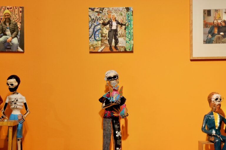 Julia Zagar is depicted in the exhibit ''Living Through Death: Works by Ivette Chaires''