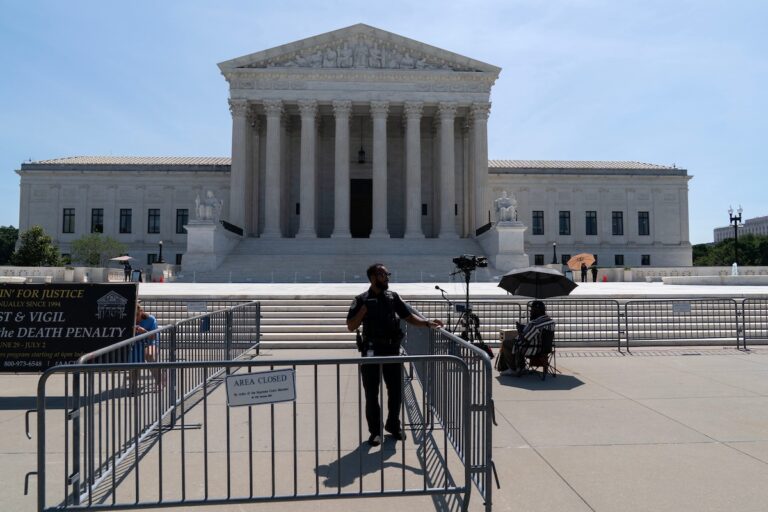 The Supreme Court is seen Tuesday, June 30, 2026, on Capitol Hill in Washington. (AP Photo/Jose Luis Magana)