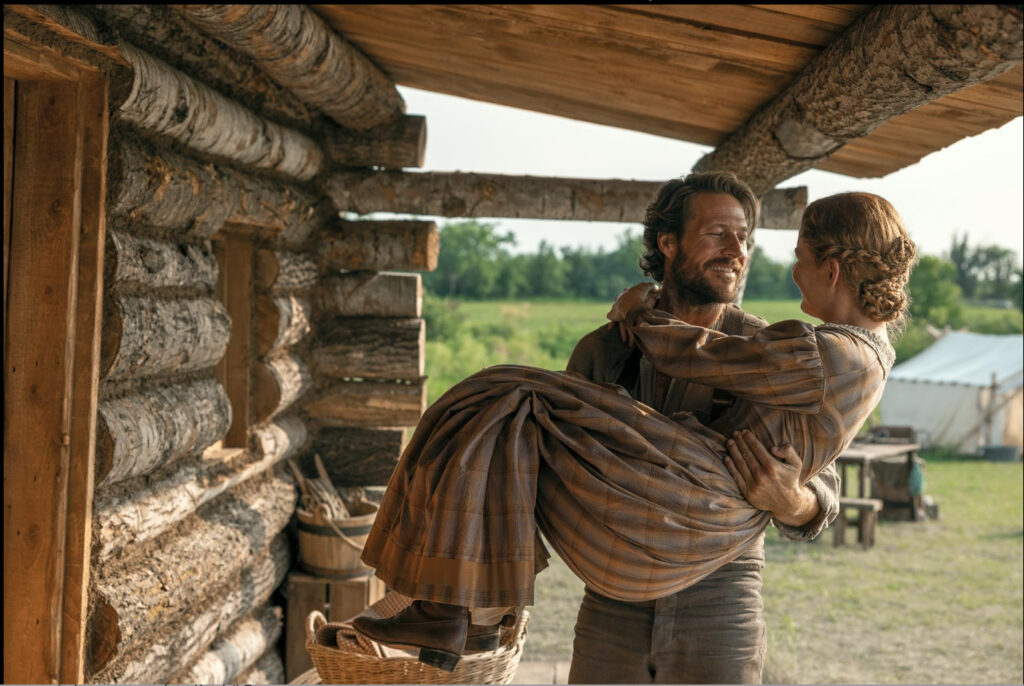 Luke Bracey and Crosby Fitzgerald in Little House on the Prairie