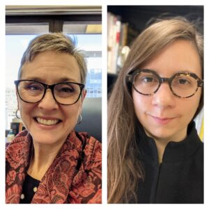 Wilmington historical preservation planner Debra Martin (left) and public history consultant Nicole Belolan researched Rodney's slaveholdings and wrote the report. (City of Wilmington, courtesy of Nicole Belolan)
