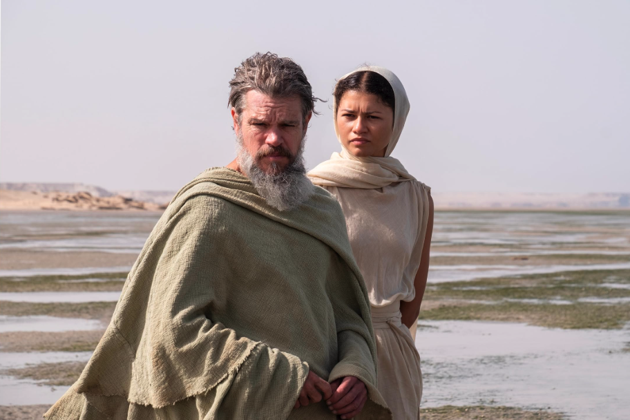 Matt Damon and Zendaya in The Odyssey