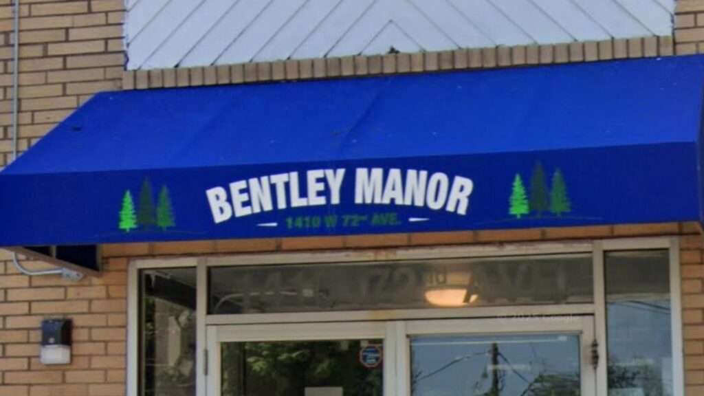 bentley-manor-apartments-philadelphia a sign at the Bentley Manor apartment complex