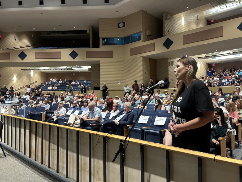 bucks-county-data-center-ss-071526-03 People packed a high school auditorium in Bucks County on Tuesday