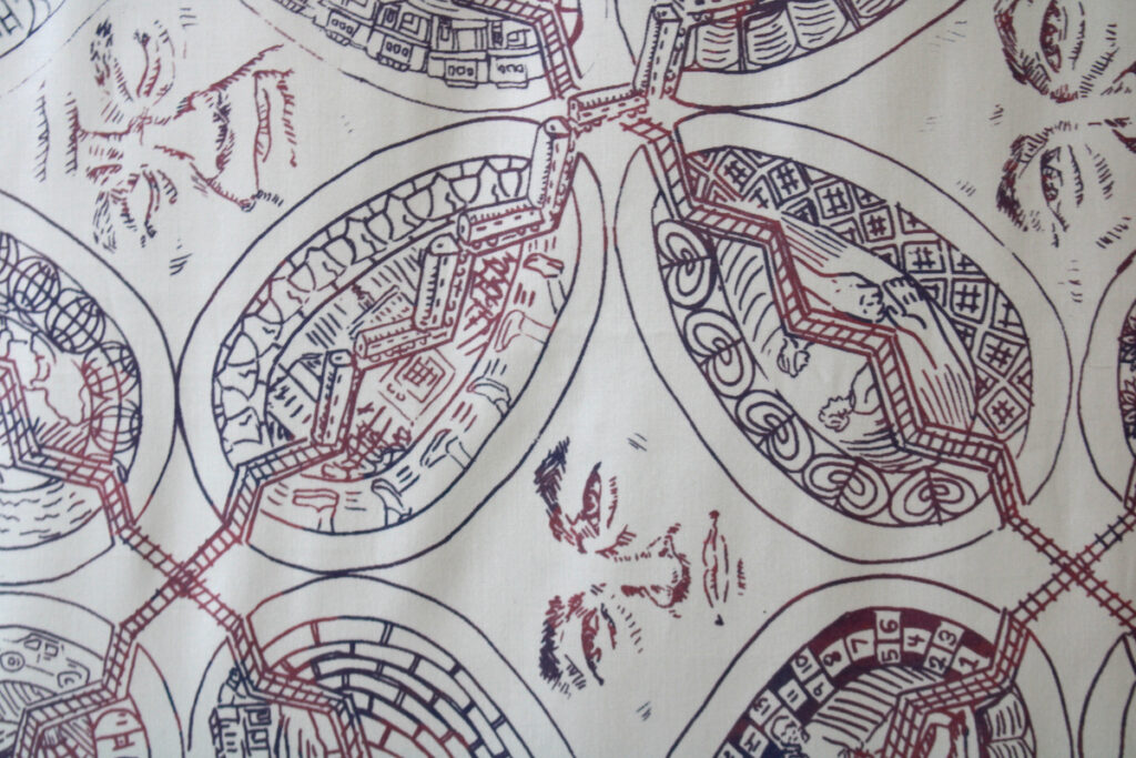 A patterned screen-printing project