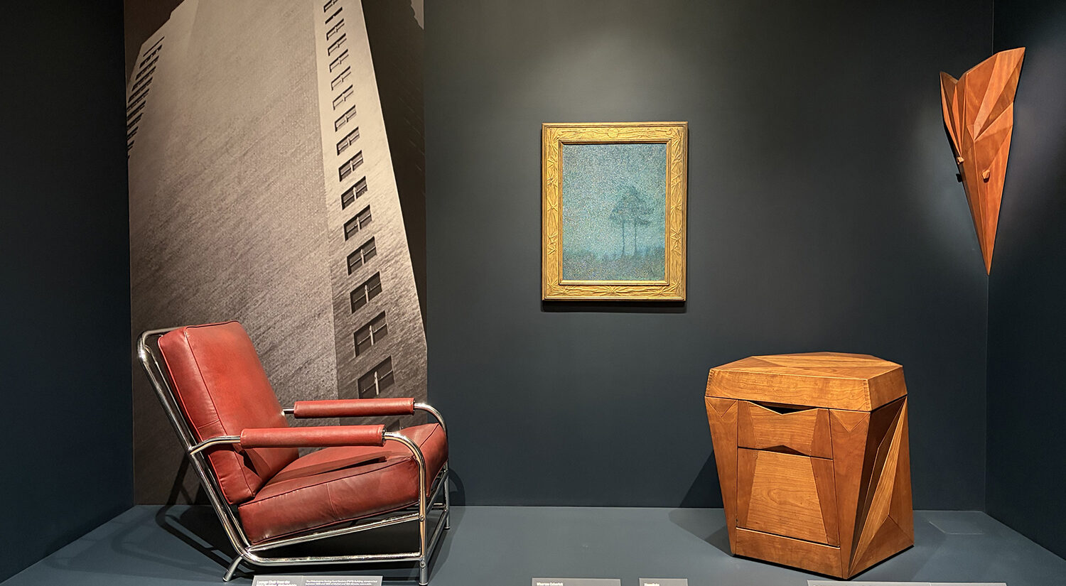 Furniture is displayed at the 