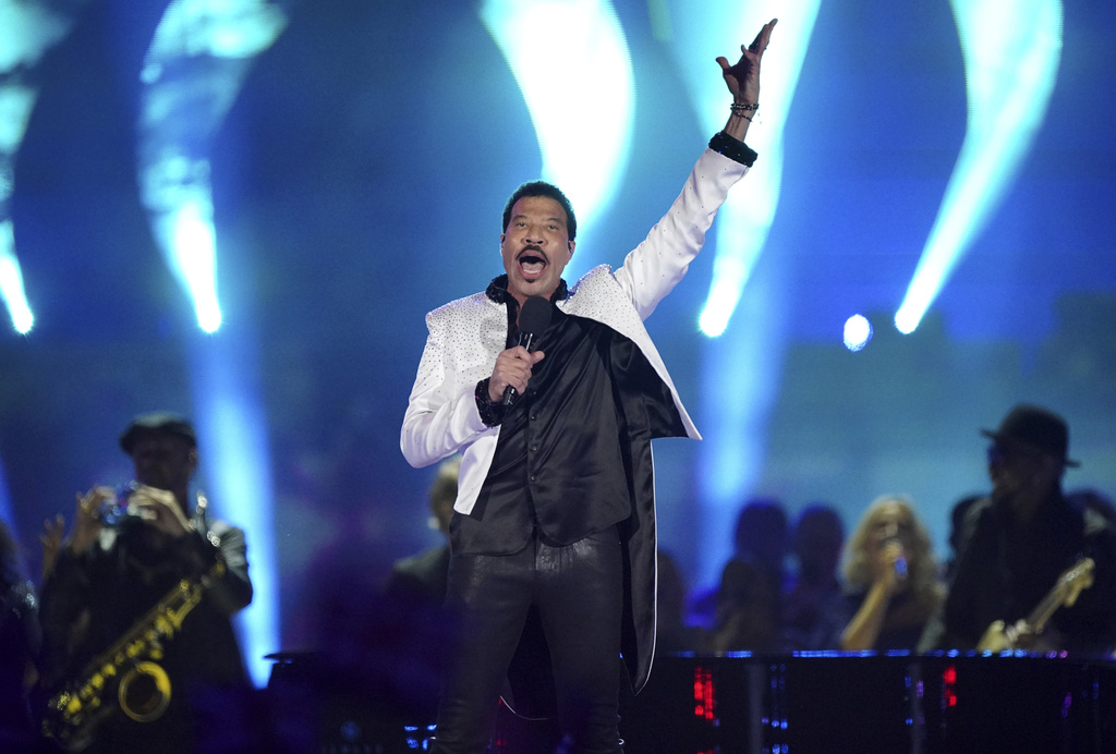 Lionel Richie performs during the concert at Windsor Castle in Windsor, England