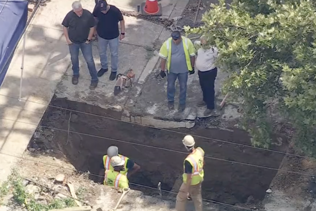 olney-investigation-philadelphia-6abc-072226 Philadelphia police said they are excavating a pipe
