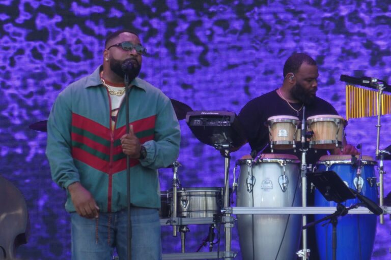 Performances took center stage next to the Museum of Art at the One Philly: Unity Concert for America