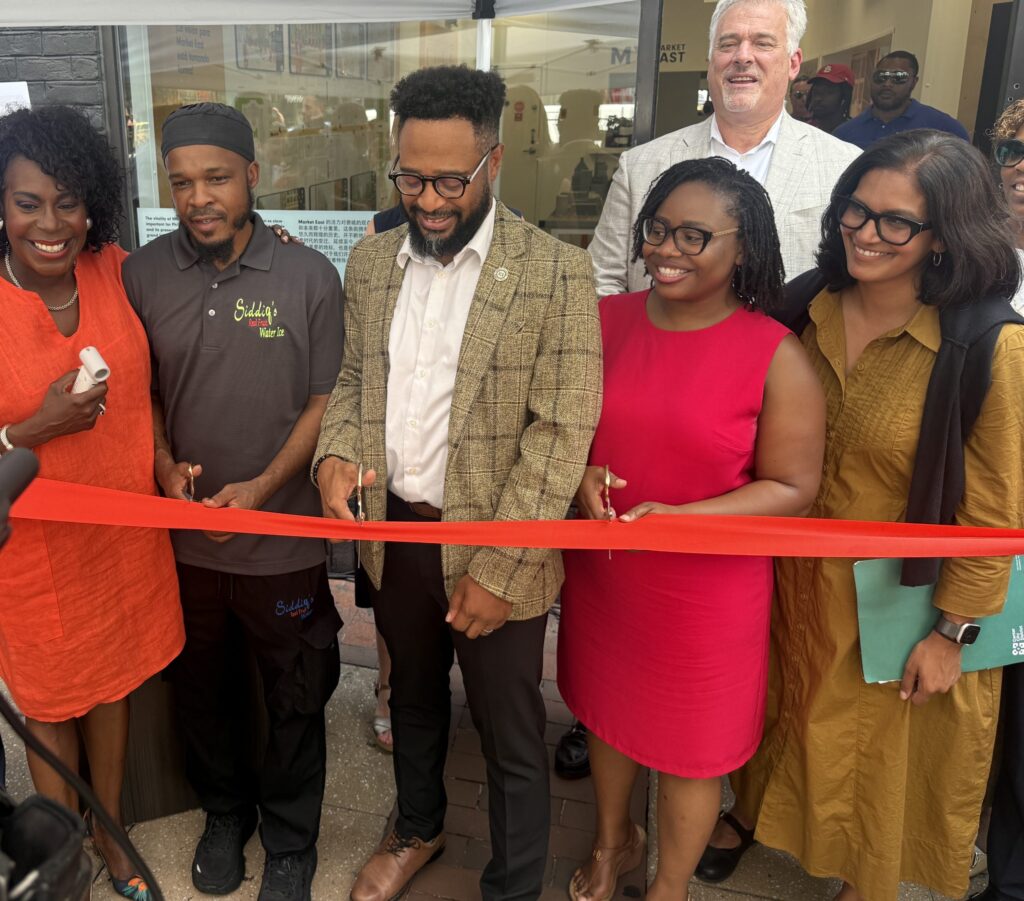 Philly Mayor Cherelle Parker and other business owners/city officials