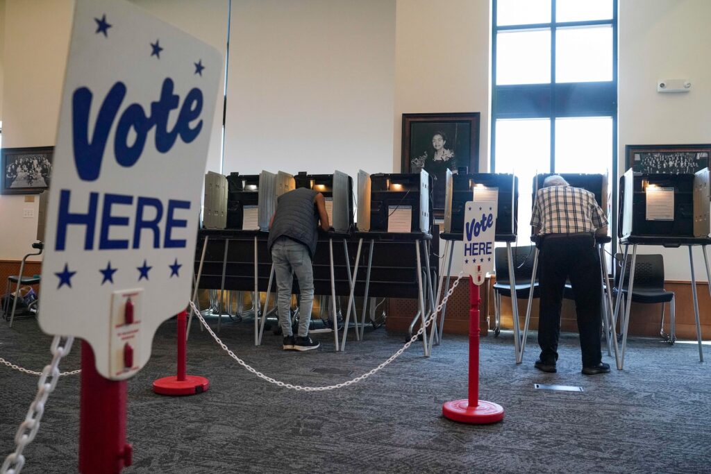 Election 2026 Colorado People vote in the Democratic primaries at Blair-Caldwell Library