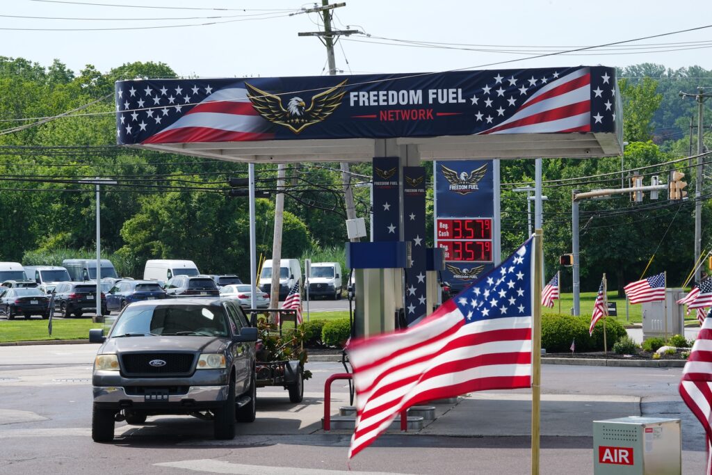 Freedom Fuel Shown is a Freedom Fuel Network gas station in Dresher, Pa.