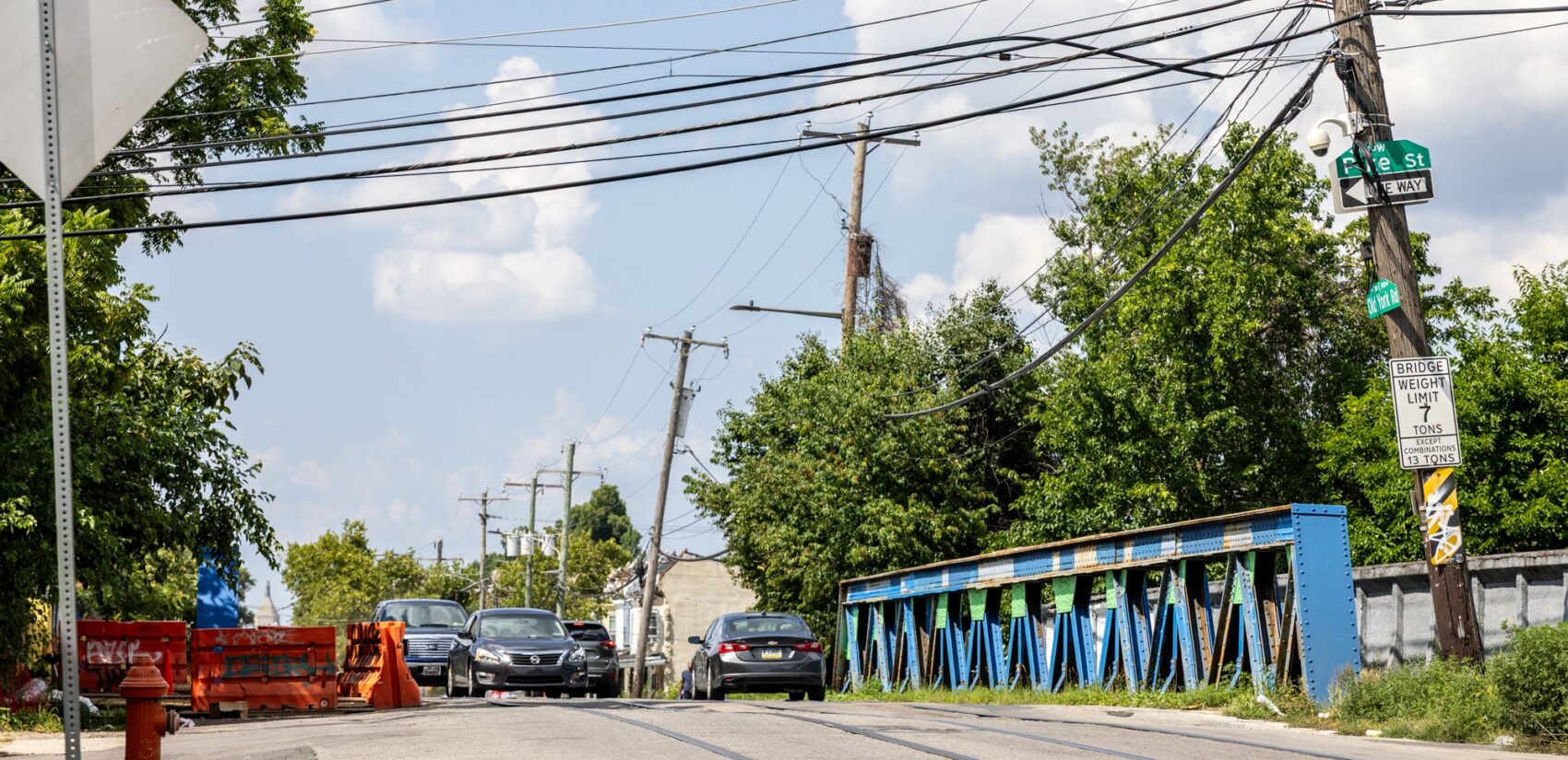the corner of West Pike Street and Old York Road in North Philadelphia