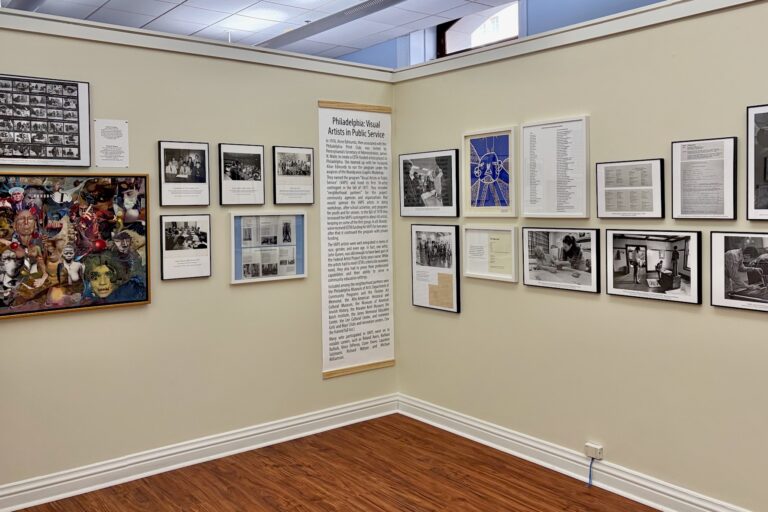 inside the A Federal Job in the Arts exhibit