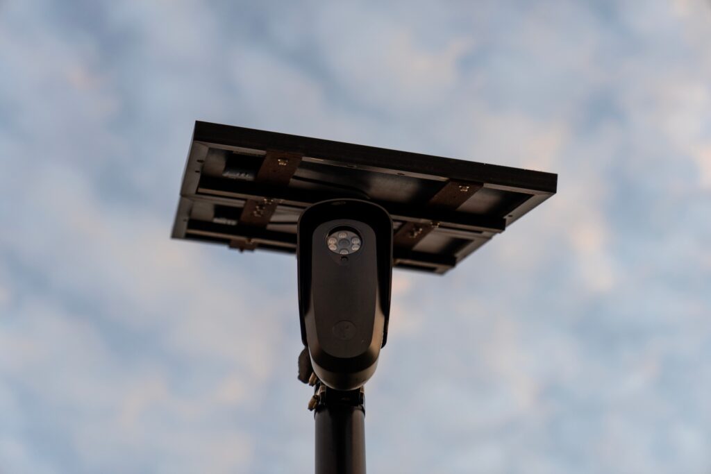 FLOCK CAMERA A Flock Safety license plate reader is seen along a public road, Oct. 16, 2025, in Houston. (AP Photo/David Goldman, File)