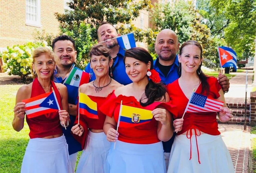 Community members attending Baila Con Dover Latin Festival