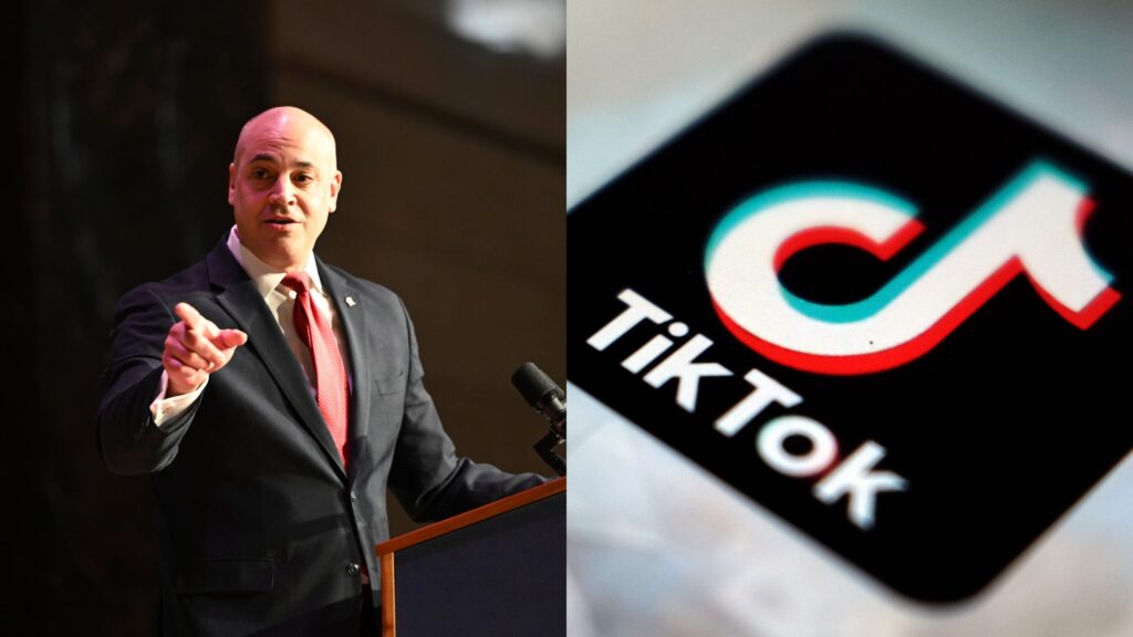 dave-sunday-tiktok side-by-side photos of Dave Sunday and the TikTok app