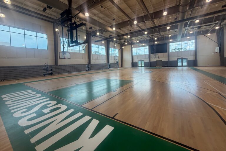 the Kingswood Community Center gymnasium