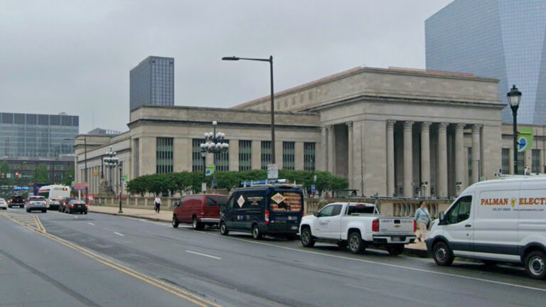 A section of the Market Street Bridge