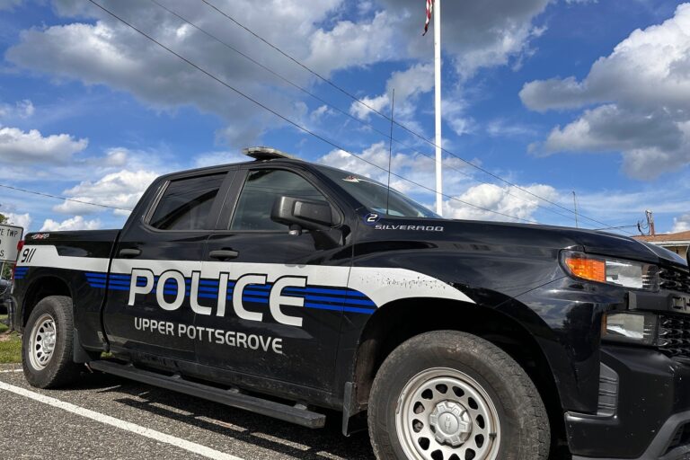 An Upper Pottsgrove Township police vehicle