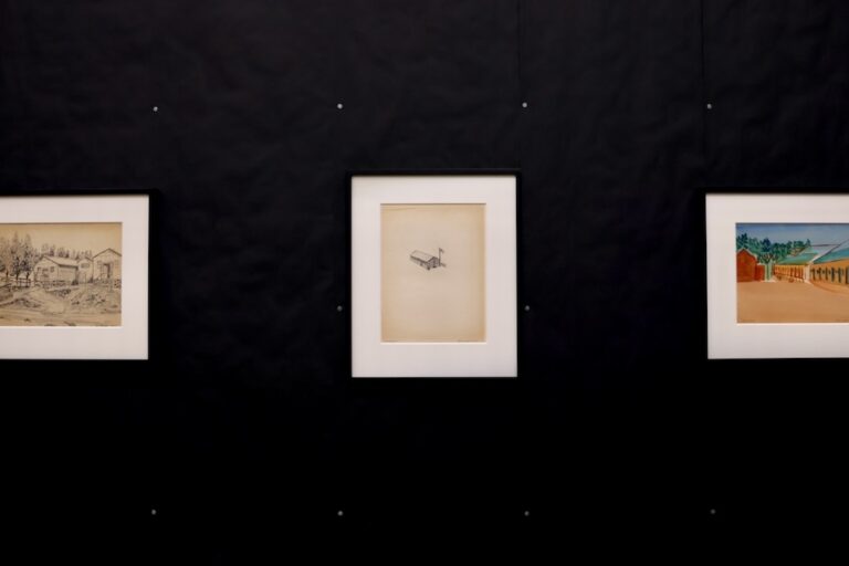 Furniture on display at art show